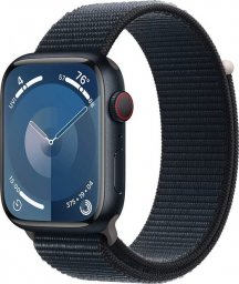 Smartwatch Apple Watch 9 GPS + Cellular 45mm Midnight Alu Sport Loop Granatowy  (MRMF3QP/A)