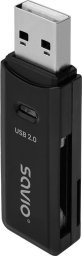 Czytnik Savio kart SD, USB 2.0, 480 Mbps, AK-63