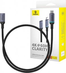 Kabel USB Baseus USB-C - USB-C 0.5 m Czarny (B0063370C111-00)