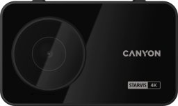 Wideorejestrator Canyon Canyon DVR40GPS, 3.0'' IPS(640x360), touchscreen, UHD 4K 3840x2160@30fps, WQHD 2.5K 2560x1440@60fps, NTK96670, 8 MP CMOS Sony Starvis IMX415 image sensor, 8 MP cam, 140° Viewing Angle, Wi-Fi, GPS, Video camera database, USB-C,