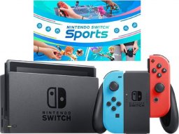 Nintendo Switch Neon + Switch Sports + 3M NSO