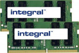 Pamięć do laptopa Integral Integral 32GB (2X16GB) LAPTOP RAM MODULE KIT DDR4 2133MHZ PC4-17000 UNBUFFERED NON-ECC SODIMM 1.2V 1GX8 CL15, 32 GB, 2 x 16 GB, DDR4, 2133 MHz, 260-pin SO-DIMM