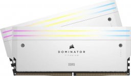 Pamięć Corsair Dominator Titanium RGB, DDR5, 64 GB, 6600MHz, CL32 (CMP64GX5M2X6600C32W)