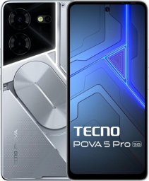 Smartfon Tecno Pova 5 Pro 5G 8/256GB Srebrny  (LH8n 256+8 Silver Fantasy)
