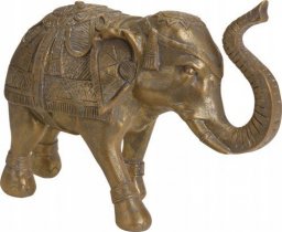 Koopman Figurka ozdobna słonik na szczęście złoty 22 cm