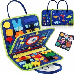 TABLICA MANIPULACYJNA BUSY BOARD MONTESSORI ZEGAR