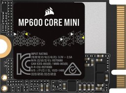 Dysk SSD Corsair MP600 Core Mini 1TB M.2 2230 PCI-E x4 Gen4 NVMe (CSSD-F1000GBMP600CMN)