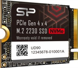 Dysk SSD Silicon Power UD90 1TB M.2 2230 PCI-E x4 Gen4 NVMe (SP01KGBP44UD9007)