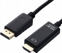 Kabel Pawonik DisplayPort - HDMI 1.8m czarny