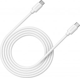 Kabel USB Canyon USB-C - USB-C 1.2 m Biały (CNS-USBC9W)