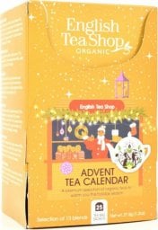 Kalendarz adwentowy English Tea Shop Złoty z herbatami 25 saszetek