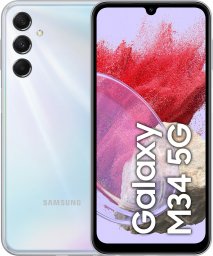 Smartfon Samsung Galaxy M34 5G 6/128GB Srebrny (SM-M346BZS)