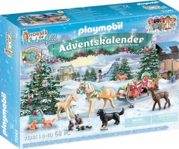 Kalendarz adwentowy Playmobil Konie: Świąteczny kulig 71345