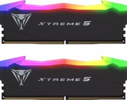 Pamięć Patriot Viper Xtreme 5 RGB, DDR5, 48 GB, 8000MHz, CL38 (PVXR548G80C38K)