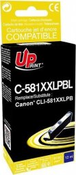 Tusz UPrint UPrint kompatybilny ink / tusz z CLI-581PB XXL, photo blue, 12ml, C-581XXLPBL, very high capacity, dla Canon PIXMA TR7550, TR8550,