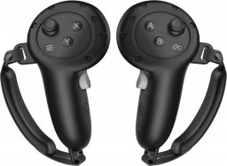Gogle VR Vortex Virtual Reality Silikonowe pokrowce na kontrolery + uchwyt do Meta Quest 3 | Czarny