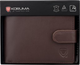  KORUMA Brązowy portfel antykradzieżowy - Koruma (SM-905HBR) Uniwersalny
