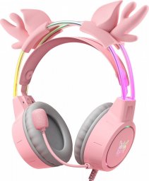 Słuchawki Onikuma X15 Pro Buckhorn Różowe (ON-X15PRO-BN/PK)