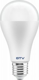 GTV Żarówka LED, E27 A65 20W 2400lm 6500K b.zimna