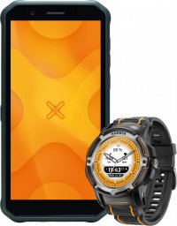Smartfon myPhone Hammer Energy X + Hammer Watch 4/64GB Czarny  (TEL000925)