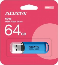 Pendrive ADATA Pendrive C906 64GB USB2.0 niebieski