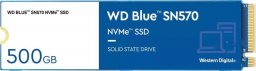 Dysk SSD WD Blue SN570 500GB M.2 2280 PCI-E x4 Gen3 NVMe (WDBB9E5000ANC-WRSN)