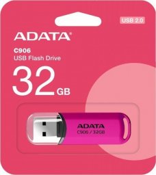 Pendrive ADATA Pendrive C906 32GB USB2.0 różowy