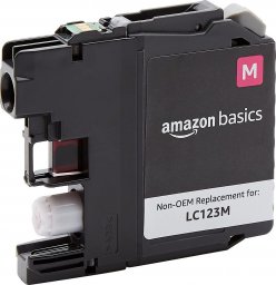 Toner Amazon Basics Tusz LC123 Magenta Czerwony Do Brother MFC-J4710 MFP DCP-J132W MFC-J6920