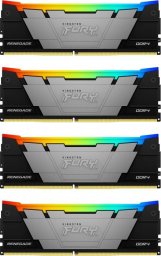 Pamięć Kingston Fury Renegade RGB, DDR4, 128 GB, 3200MHz, CL16 (KF432C16RB2AK4/128)