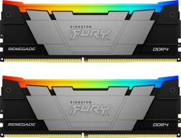 Pamięć Kingston Fury Renegade RGB, DDR4, 16 GB, 4600MHz, CL19 (KF446C19RB2AK2/16)