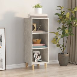 vidaXL Szafka, szarość betonu, 34,5x32,5x90cm, materiał drewnopochodny