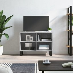 vidaXL Szafka pod TV, szarość betonu, 69,5x30x50 cm