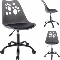 Krzesło biurowe Jumi Krzesło JOY szaro-czarne