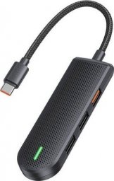HUB USB Mcdodo Hub USB-C Mcdodo HU-1430 5w1 (USB2.0*3,USB3.0*1,SD/TF)
