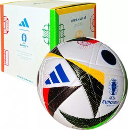  Adidas Piłka do piłki nożnej Euro24 Fussballliebe r. 5 (IN9369)