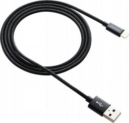 Kabel USB Canyon CANYON Kabel USB do APPLE, CFI-3, 5W, 1m, oplot, Czarny