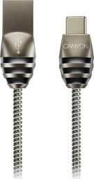 Kabel USB Canyon CANYON Kabel USB-C/USB, UC-5, 10W, 1m, Metalik