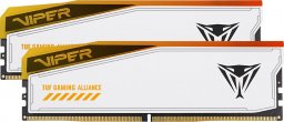 Pamięć Patriot Viper Elite 5 RGB TUF Gaming Alliance, DDR5, 32 GB, 6600MHz, CL34 (PVER532G66C34KT)