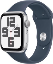 Smartwatch Apple Watch SE 2023 GPS 44mm Silver Alu Sport S/M Granatowy  (MREC3)