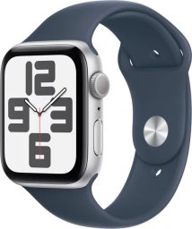 Smartwatch Apple Watch SE 2023 GPS 44mm Silver Alu Sport M/L Granatowy (MREE3QI/A)
