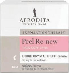  Afrodita Peel Re-New Liquid Crystal Krem Na Noc Do Skóry Tłustej I Normalnej