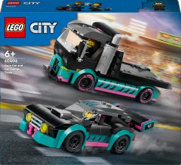  LEGO City Samochód wyścigowy i laweta (60406)