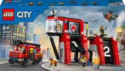  LEGO City Remiza strażacka z wozem strażackim (60414)