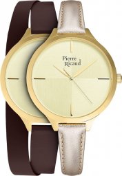 Zegarek Pierre Ricaud Zegarek damski Pierre Ricaud P22005.1D11LQ-SET beżowy