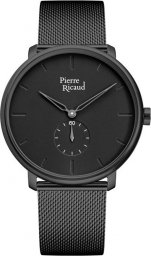 Zegarek Pierre Ricaud Zegarek męski Pierre Ricaud P97168.B114Q czarny