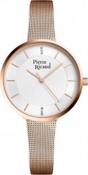 Zegarek Pierre Ricaud Zegarek damski Pierre Ricaud P23006.9113Q CYRKONIE różowe złoto