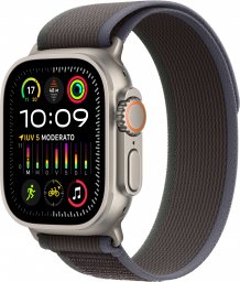 Smartwatch Apple Watch Ultra 2 GPS + Cellular 49mm Titanium Case Trail Loop S/M Brązowy (MRF53GK/A)