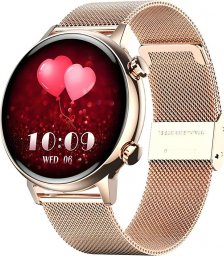 Smartwatch Enter SAT.110.1410 Różowe złoto 