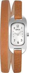 Zegarek Opex Zegarek damski Opex X0391LG9 brązowy