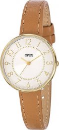Zegarek Opex Zegarek damski Opex X3993LA1 brązowy